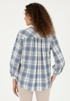 Kadın Lacivert Uzun Kollu Tunik Gömlek - 50288652004