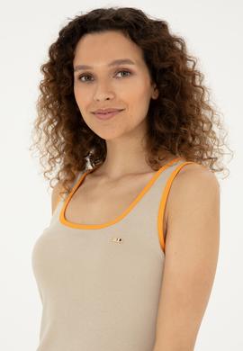 Kadın Açık Haki Örme Elbise - 50285874001