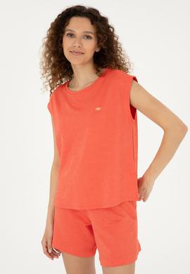 Kadın Nar Çiçeği Tişört - 50281748012