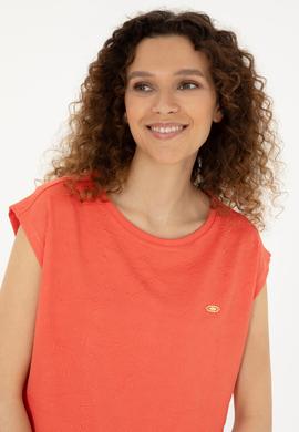 Kadın Nar Çiçeği Tişört - 50281748012