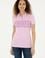 Kadın Pembe Polo Yaka Tişört