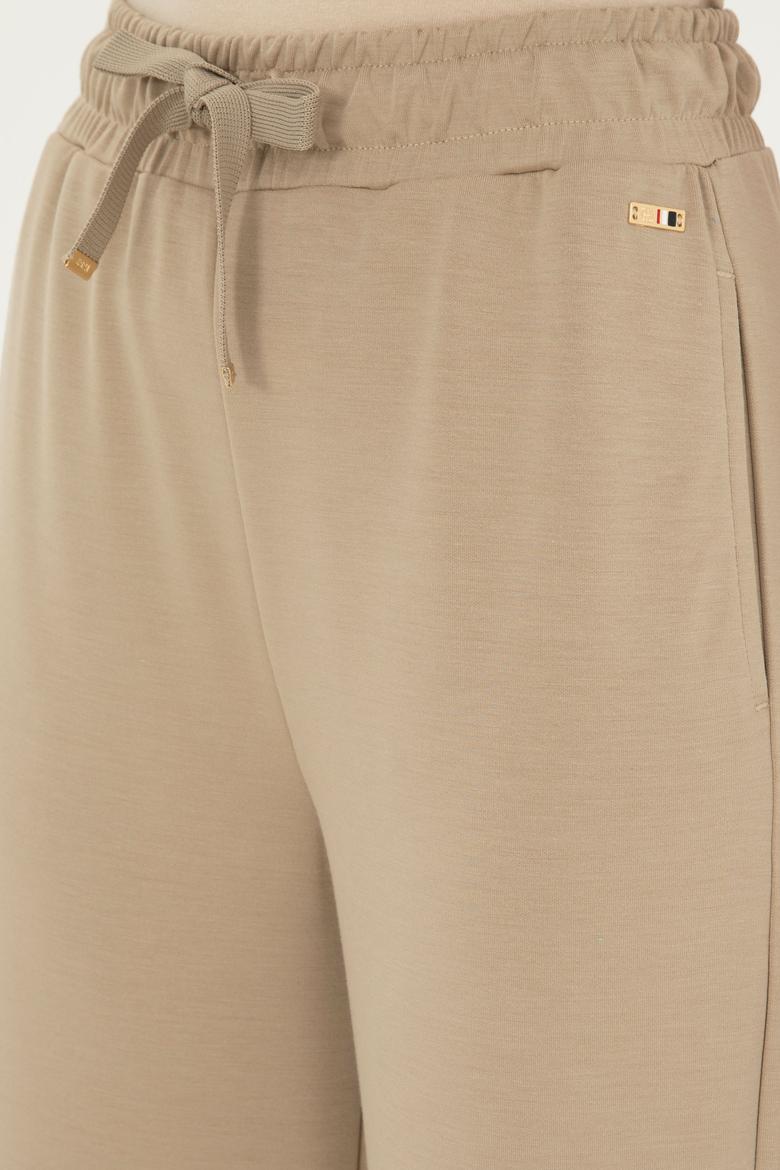 Kadın Açık Haki Modal Karışımlı Eşofman Altı - 50285889008