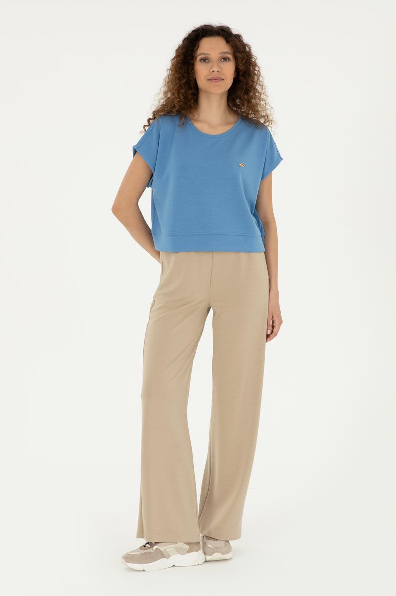 Kadın Açık Haki Modal Karışımlı Eşofman Altı