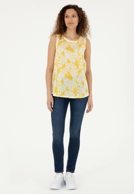 Kadın Safran Tişört - 50281902029