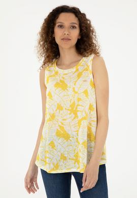 Kadın Safran Tişört - 50281902029