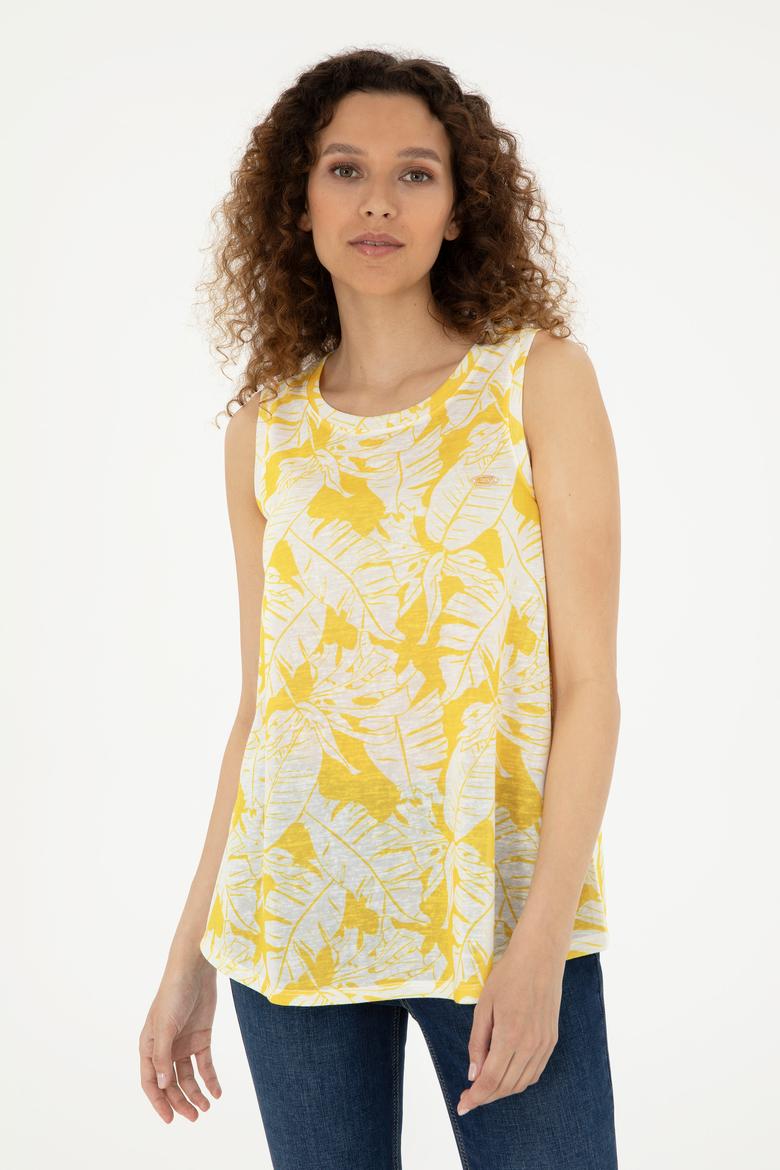 Kadın Safran Tişört - 50281902029