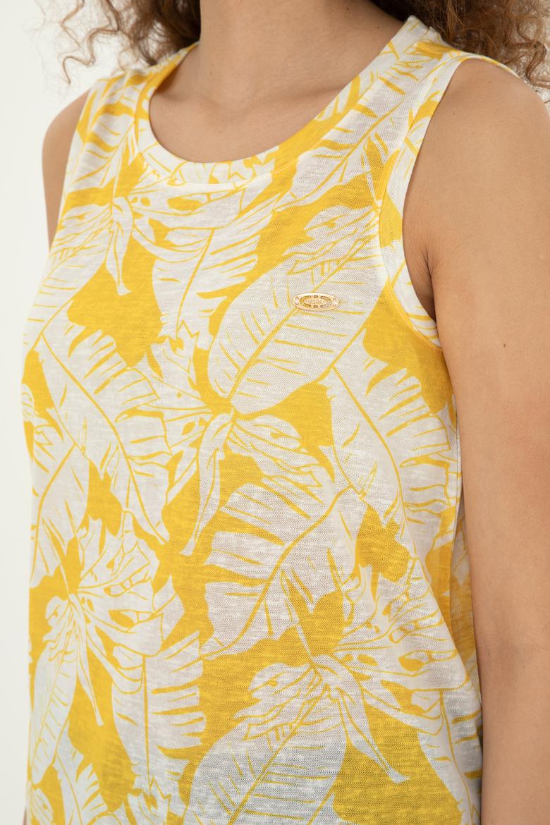 Kadın Safran Tişört - 50281902029