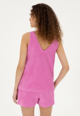 Kadın Menekşe Tişört - 50281915020