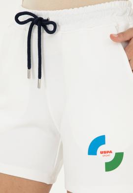 Kadın Beyaz Örme Şort - 50283475007