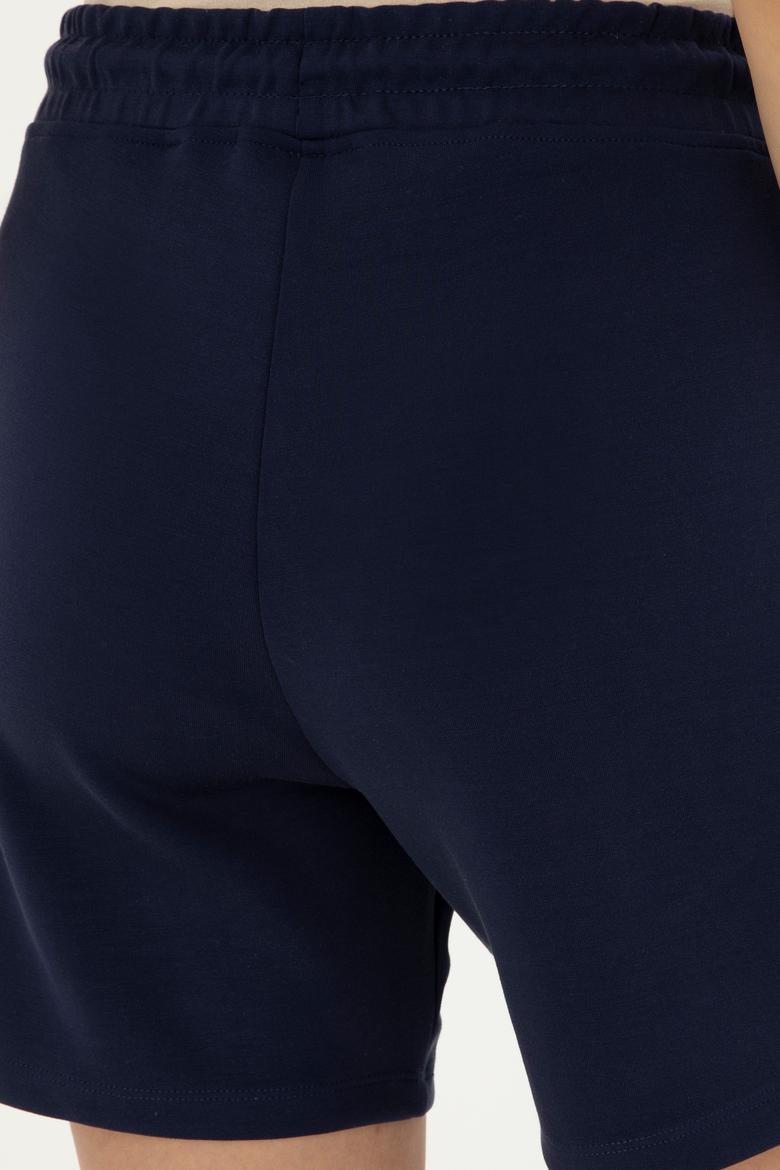 Kadın Lacivert Örme Şort - 50283475018