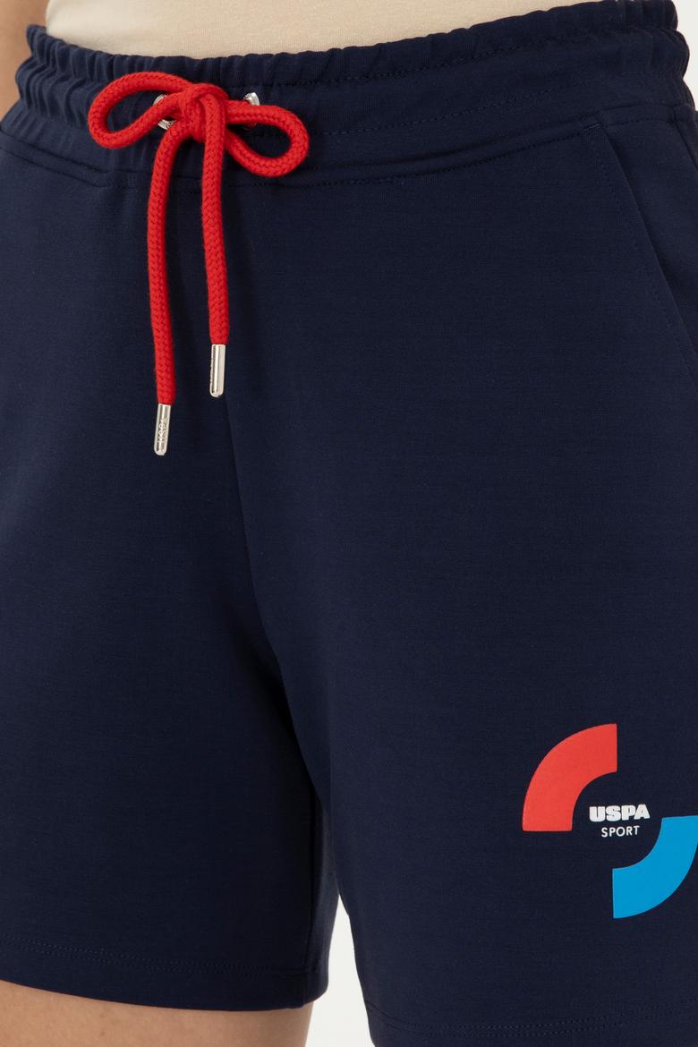 Kadın Lacivert Örme Şort - 50283475018