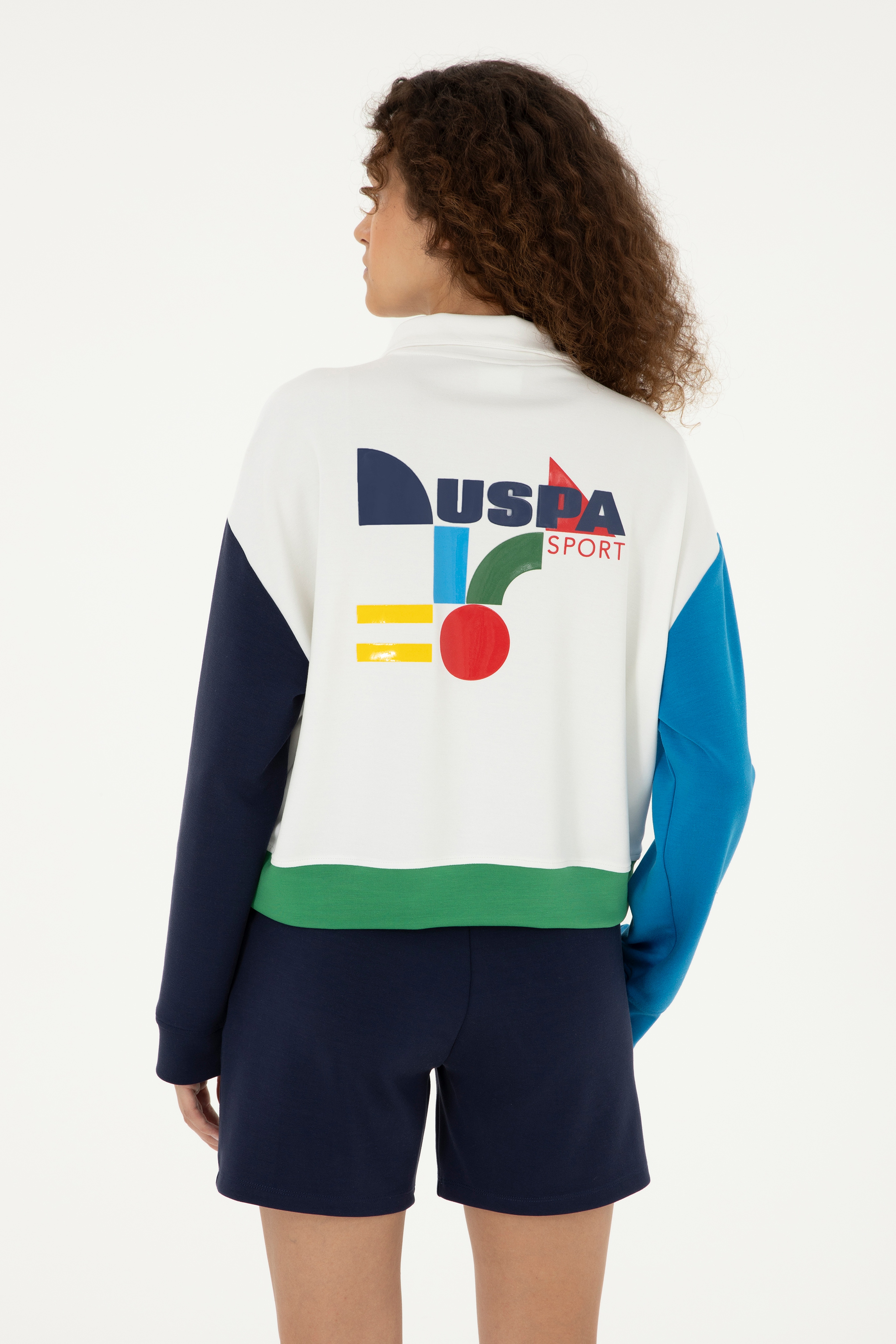 Kadın Beyaz Sweatshirt