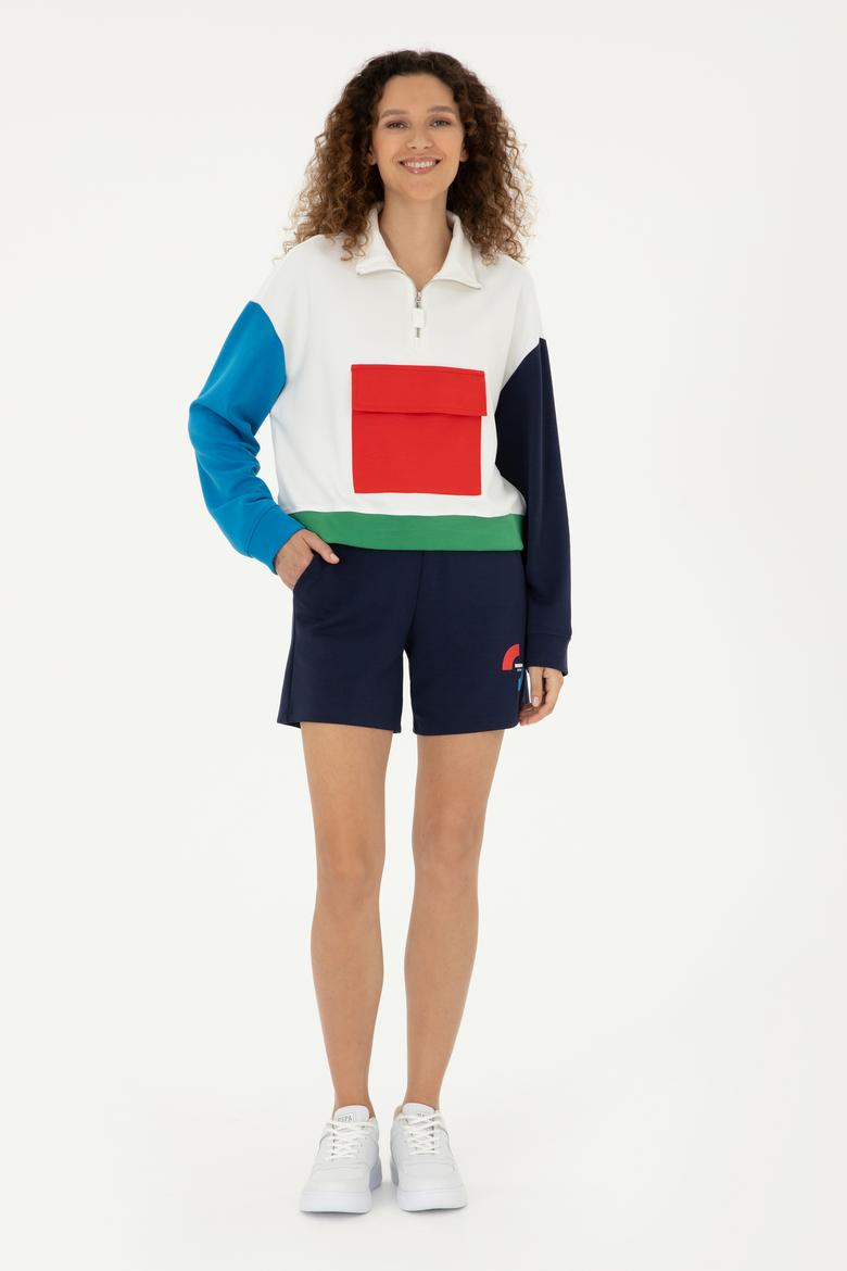 Kadın Beyaz Sweatshirt - 50284300008