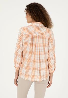 Kadın Somon Uzun Kollu Tunik Gömlek - 50288652018