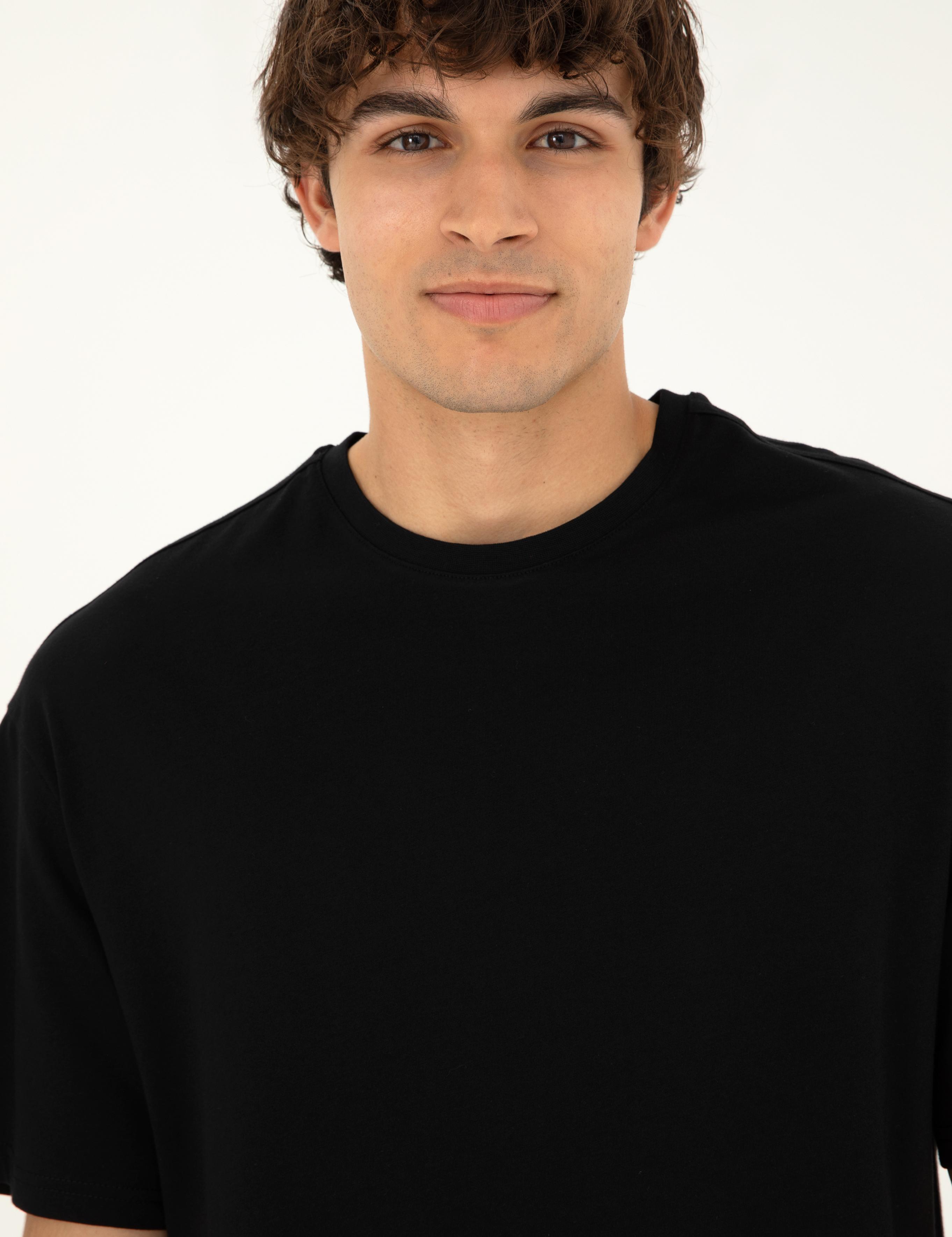تی شرت یقه گرد آستین کوتاه ریلکس یقه گرد مردانه یو اس پولو | U.S. Polo Assn. - تصویر 2