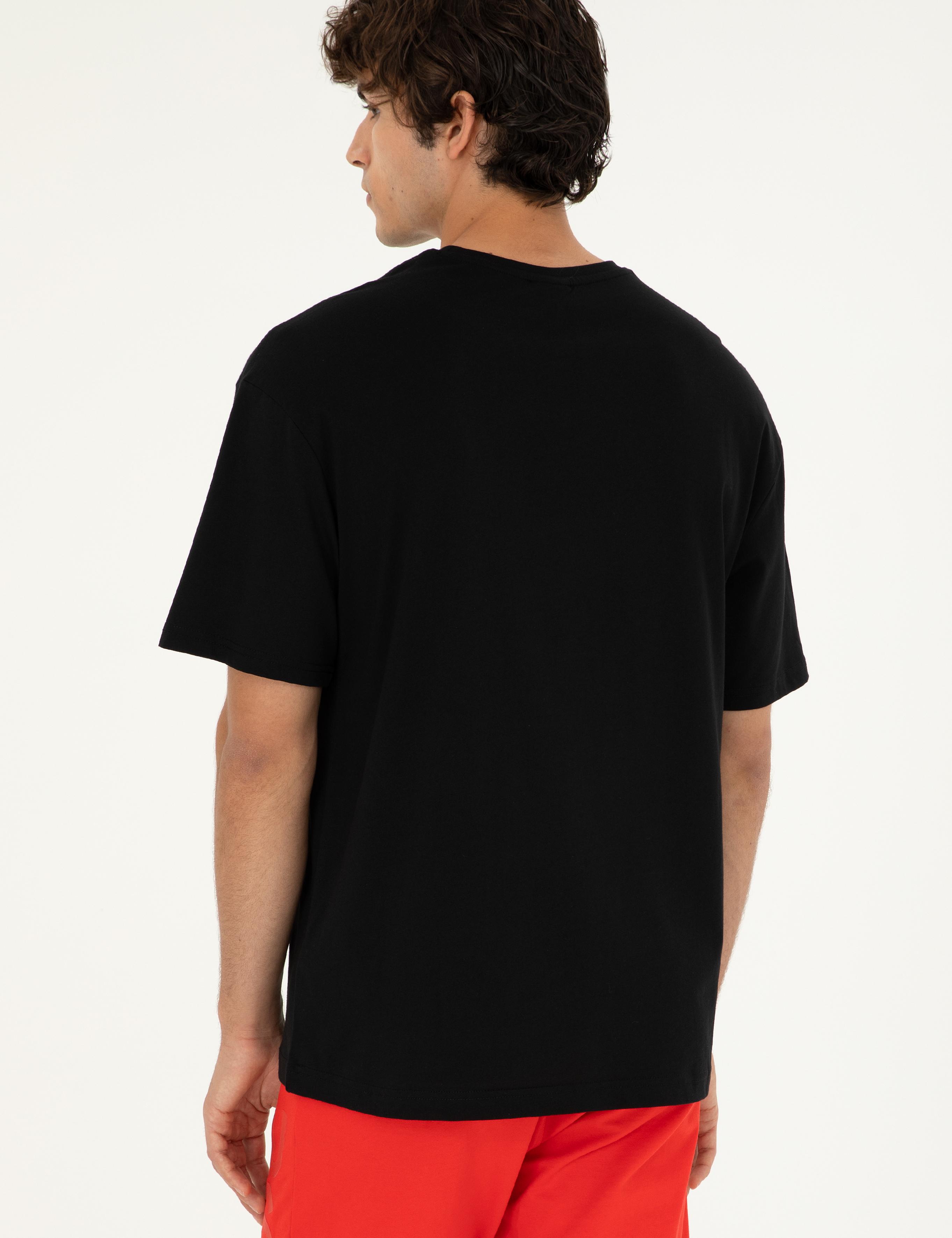 تی شرت یقه گرد آستین کوتاه ریلکس یقه گرد مردانه یو اس پولو | U.S. Polo Assn. - تصویر 5