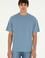 Erkek Comfort Fit Bisiklet Yaka İndigo Tişört
