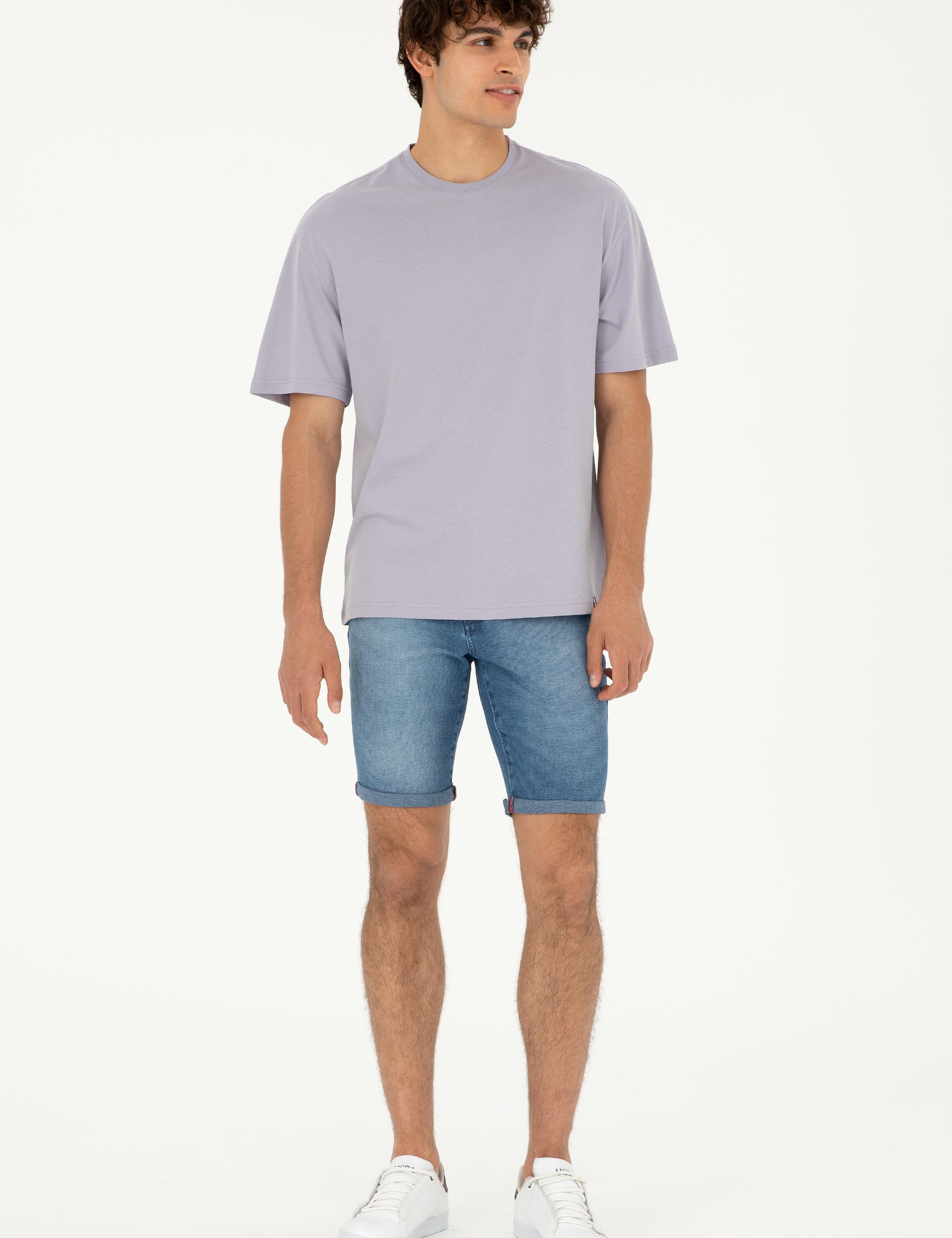 تی شرت یقه گرد آستین کوتاه ریلکس یقه گرد مردانه یو اس پولو | U.S. Polo Assn. - تصویر 4