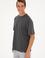 Erkek Comfort Fit Bisiklet Yaka Antrasit Tişört