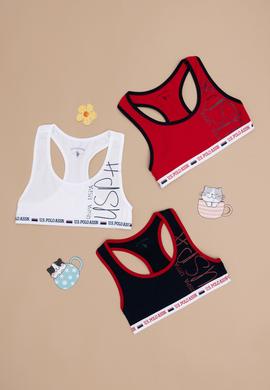 Kız Çocuk 3'lü Bra - 50288843006