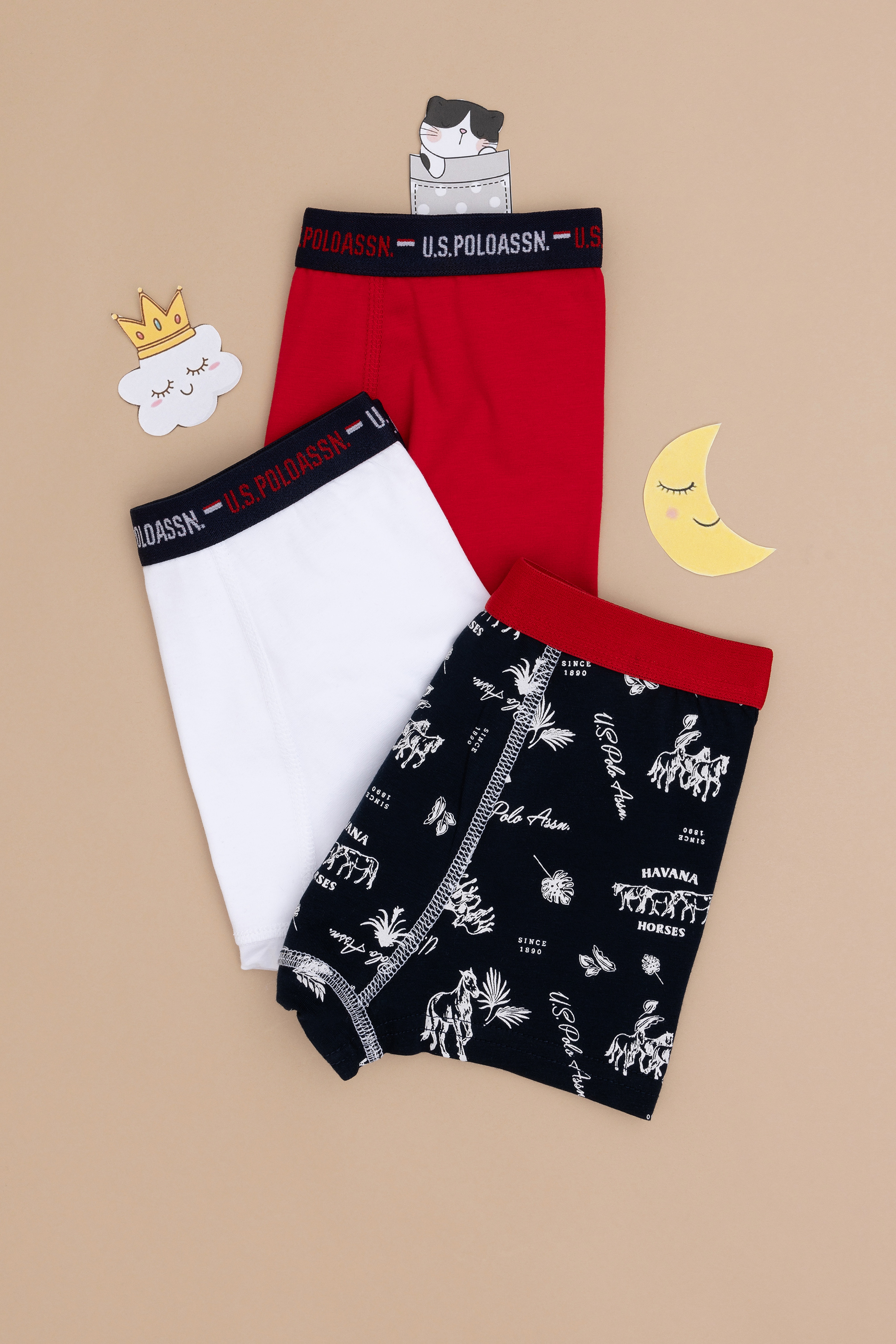 Erkek Çocuk 3'lü Boxer