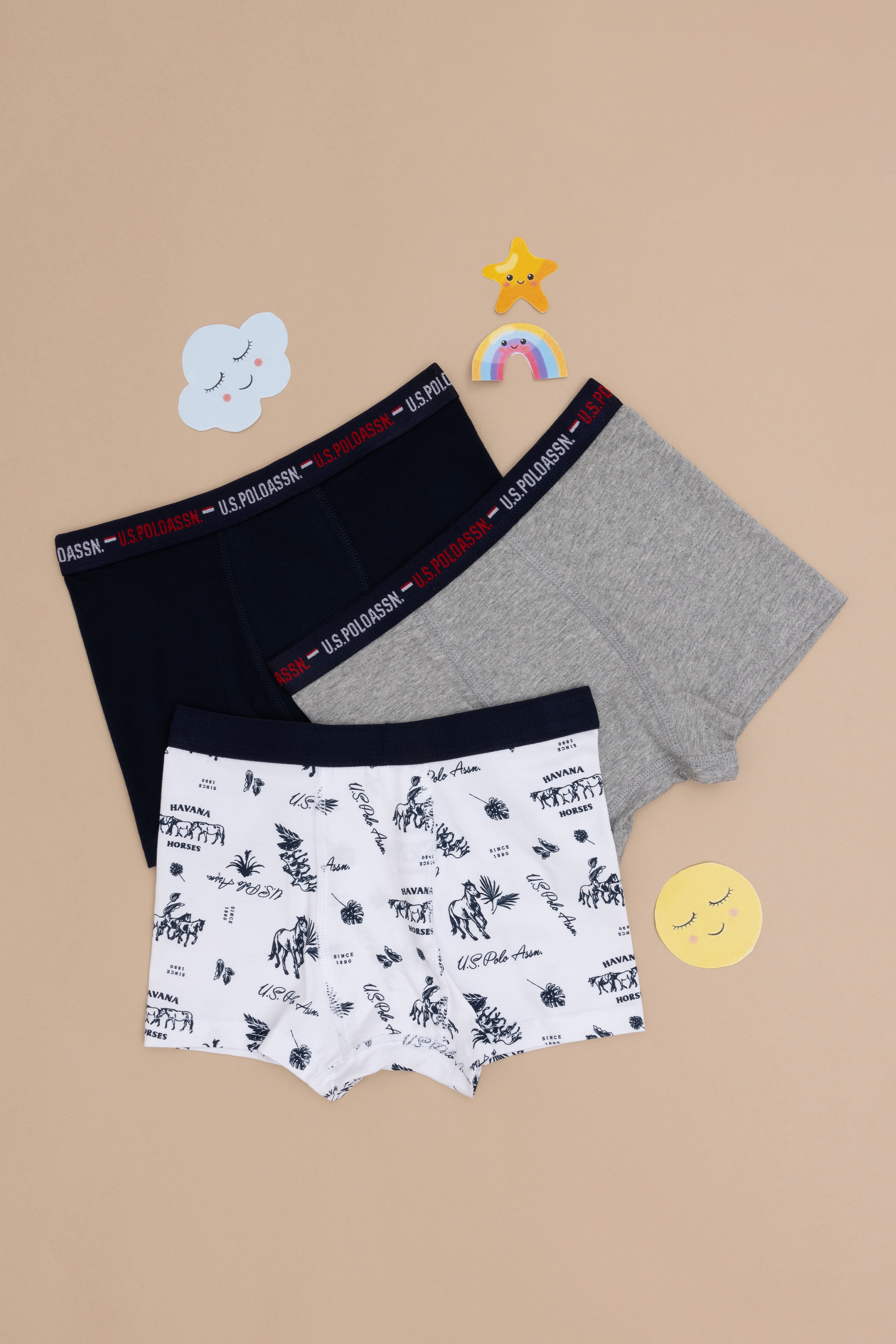 Erkek Çocuk 3'lü Boxer