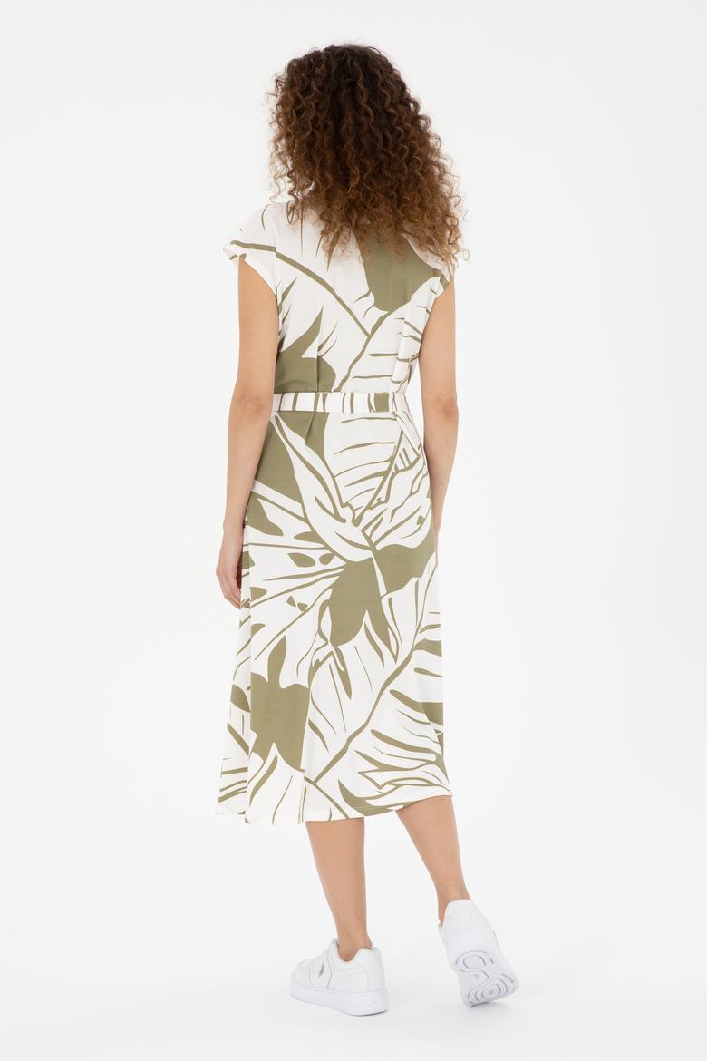 Kadın Haki Örme Elbise - 50281782012