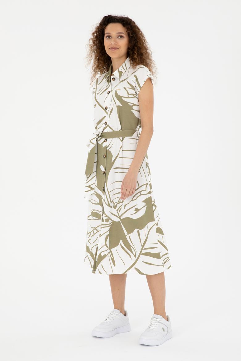 Kadın Haki Örme Elbise - 50281782012