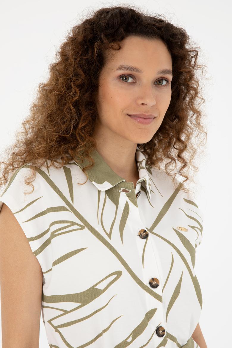 Kadın Haki Örme Elbise - 50281782012