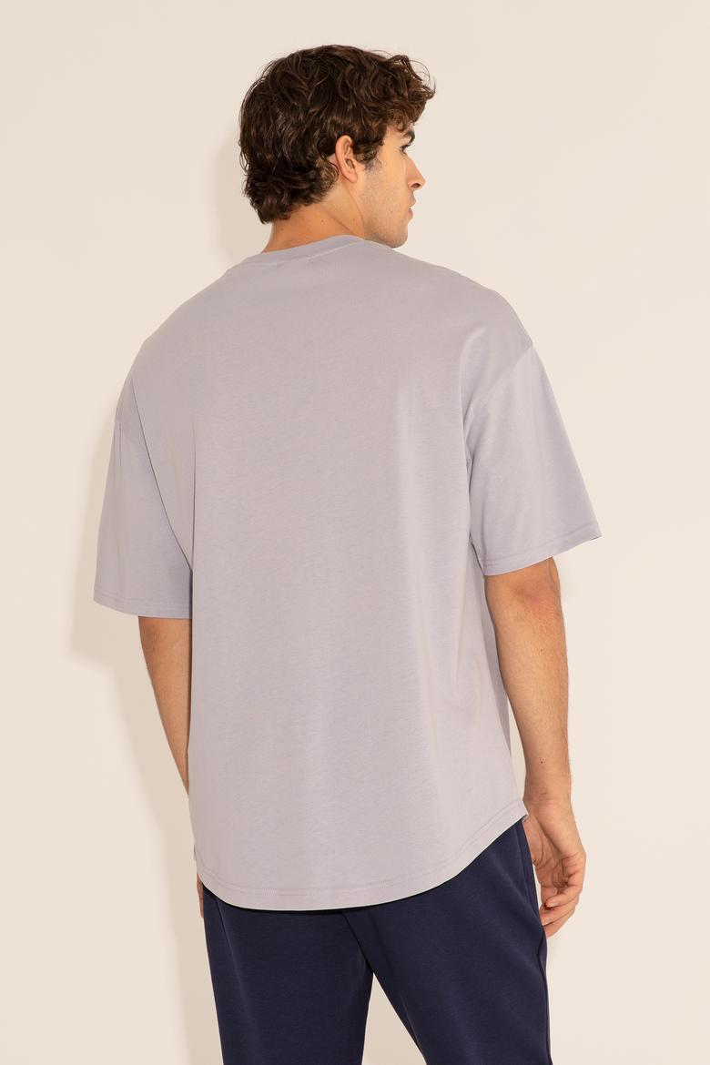 Erkek Gri Tişört - 50284629072