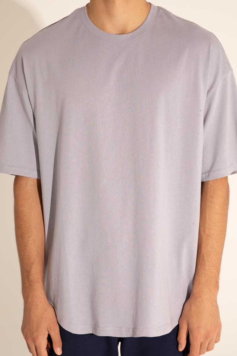 Erkek Gri Tişört - 50284629072