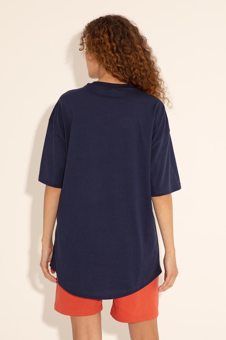 Erkek Lacivert Tişört - 50284629021