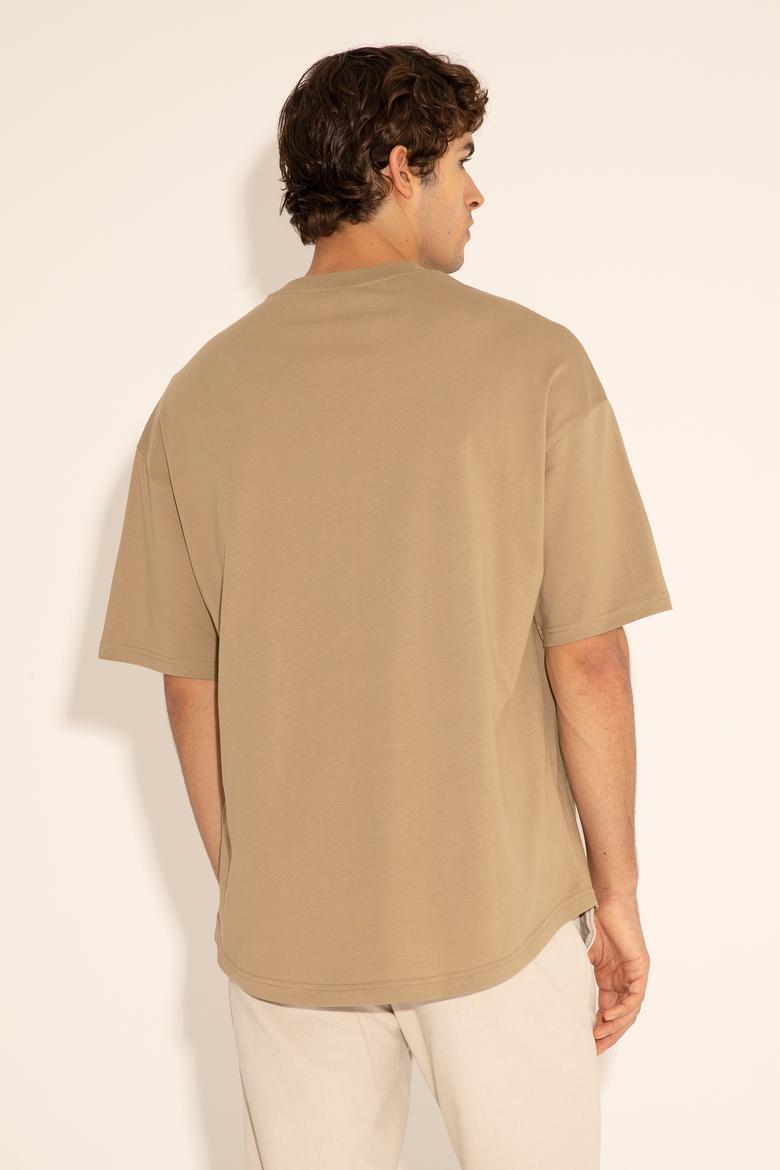 Erkek Haki Tişört - 50284629031