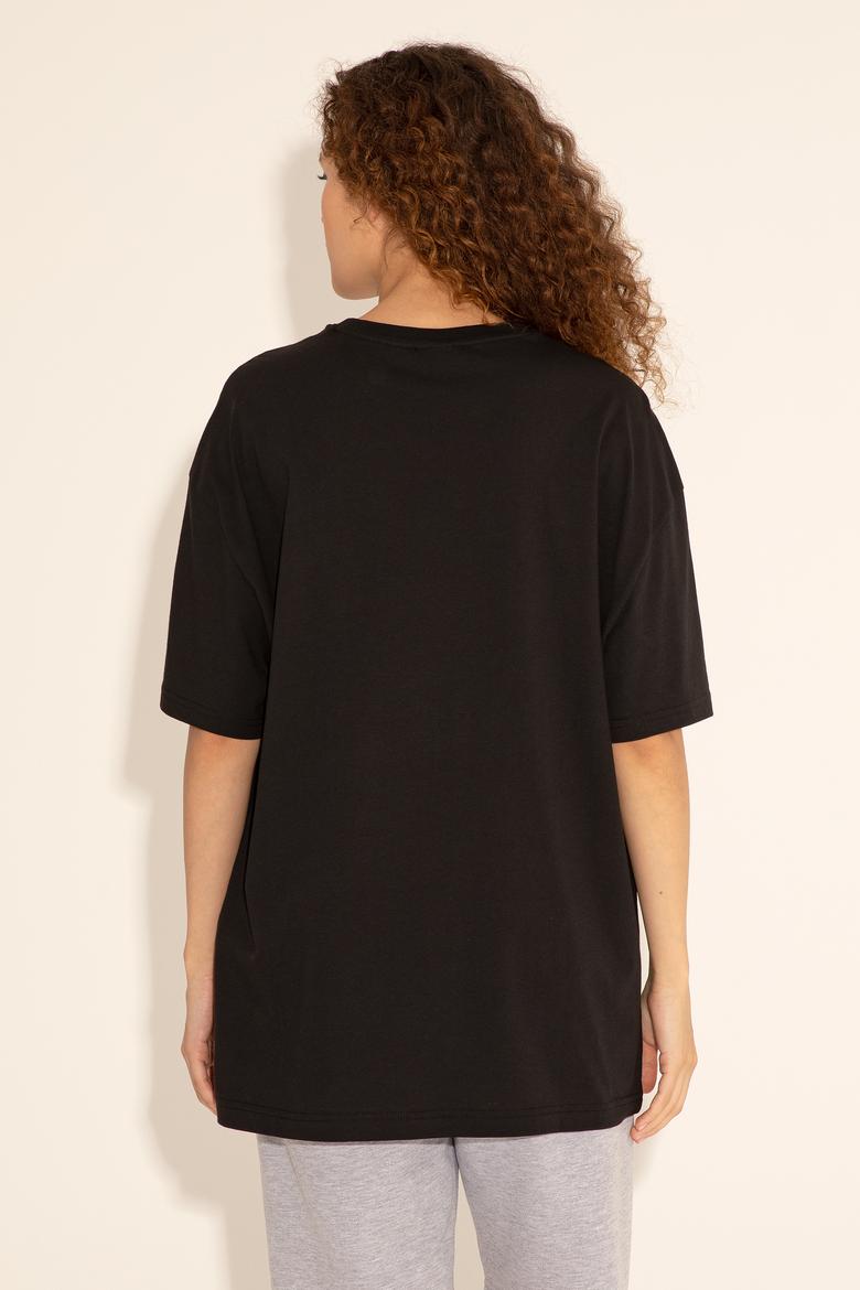 Erkek Siyah Tişört - 50289280021