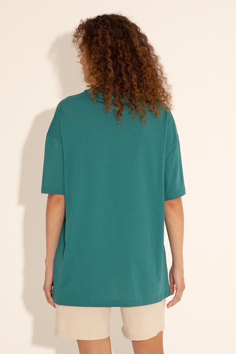 Erkek Koyu Yeşil Tişört - 50289283051