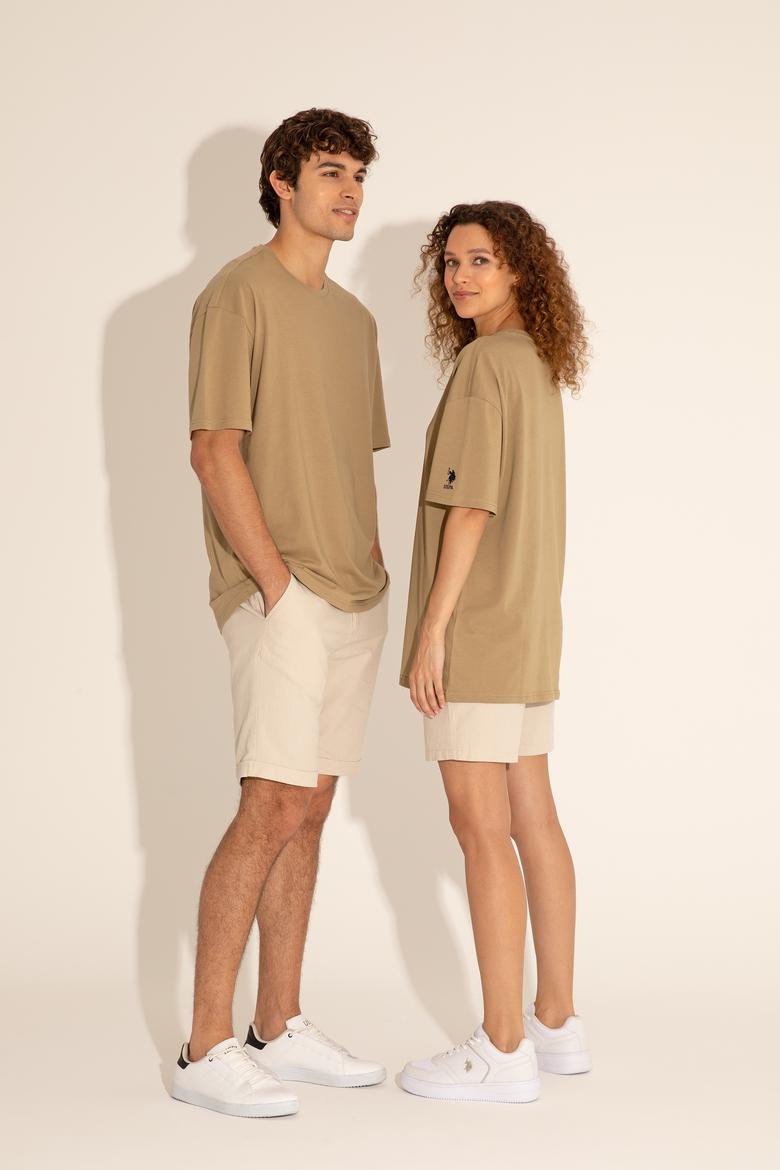 Erkek Haki Tişört - 50284630037