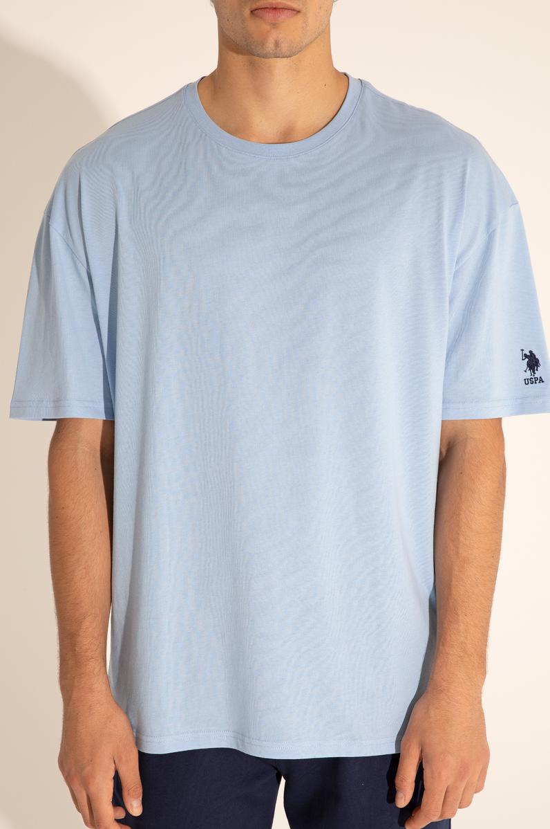 Erkek Açık Mavi Tişört