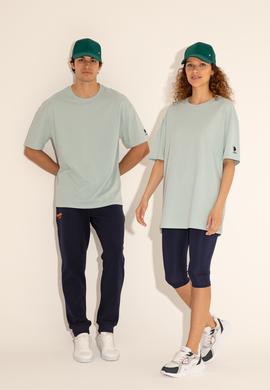 Erkek Su Yeşili Tişört - 50284630193