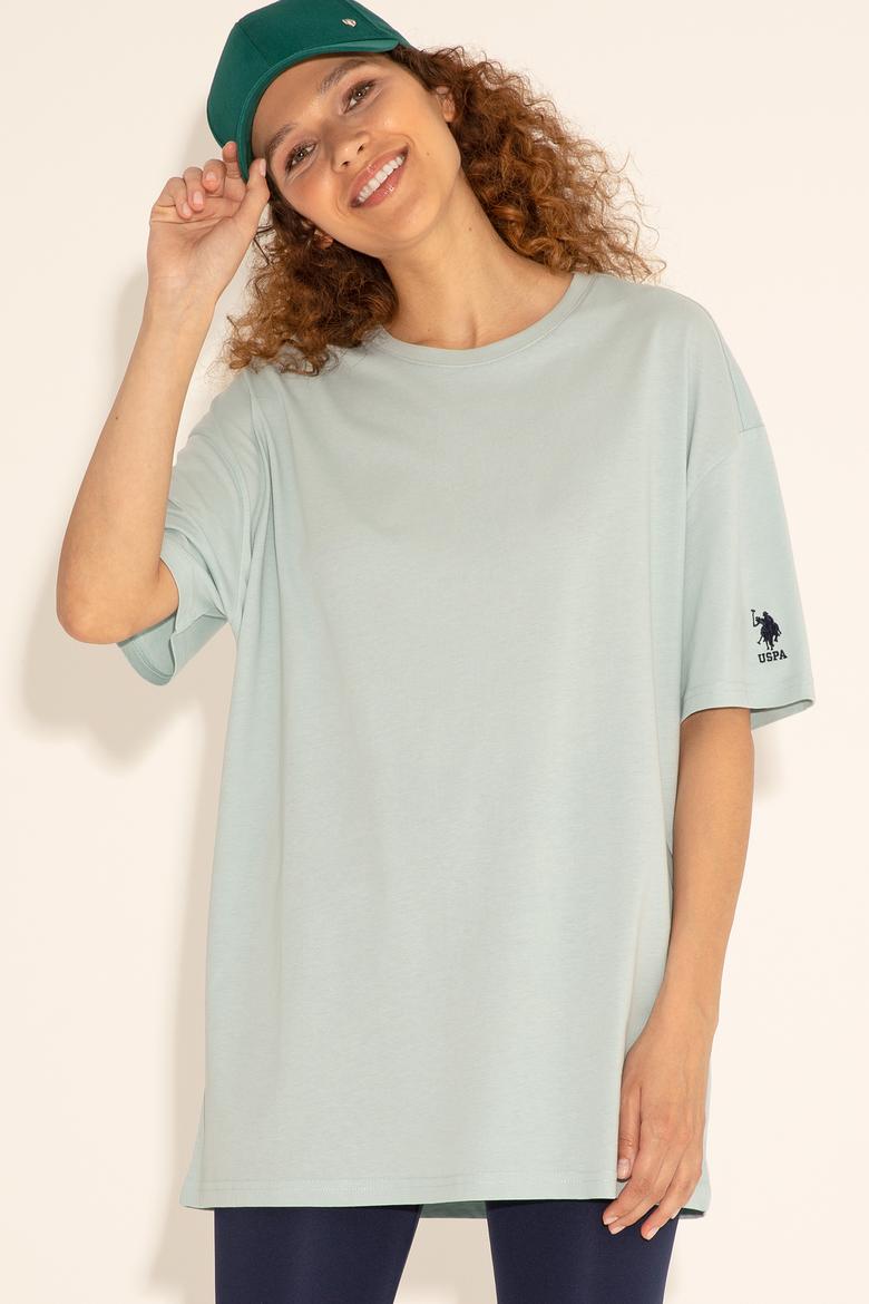 Erkek Su Yeşili Tişört - 50284630193