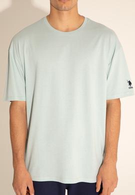 Erkek Su Yeşili Tişört - 50284630193