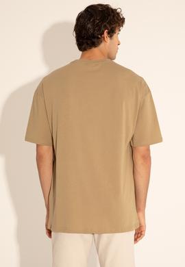 Erkek Haki Tişört - 50284630037