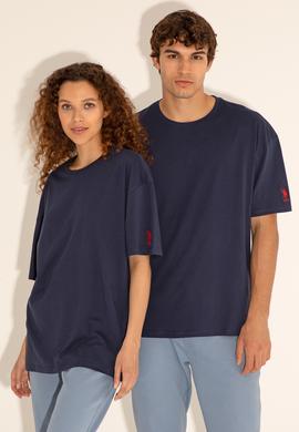 Erkek Lacivert Tişört - 50284630043