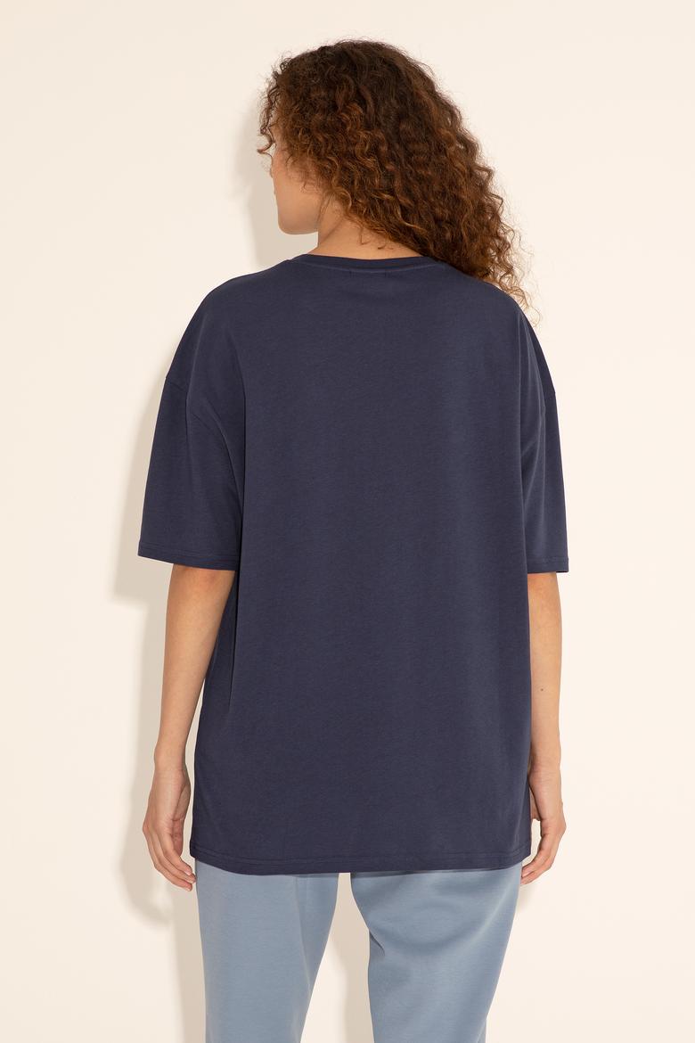 Erkek Lacivert Tişört - 50284630043