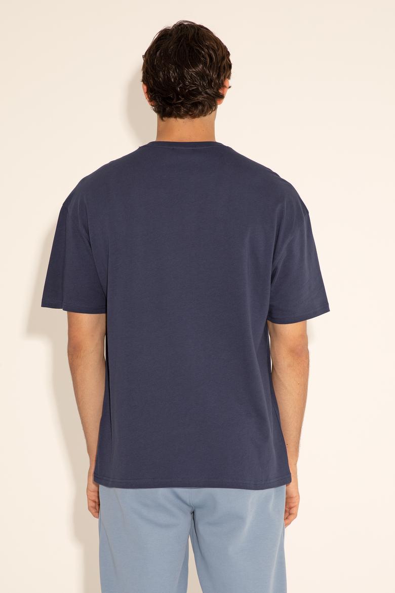 Erkek Lacivert Tişört - 50284630043