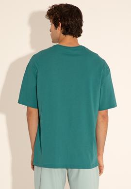 Erkek Koyu Yeşil Tişört - 50289280041