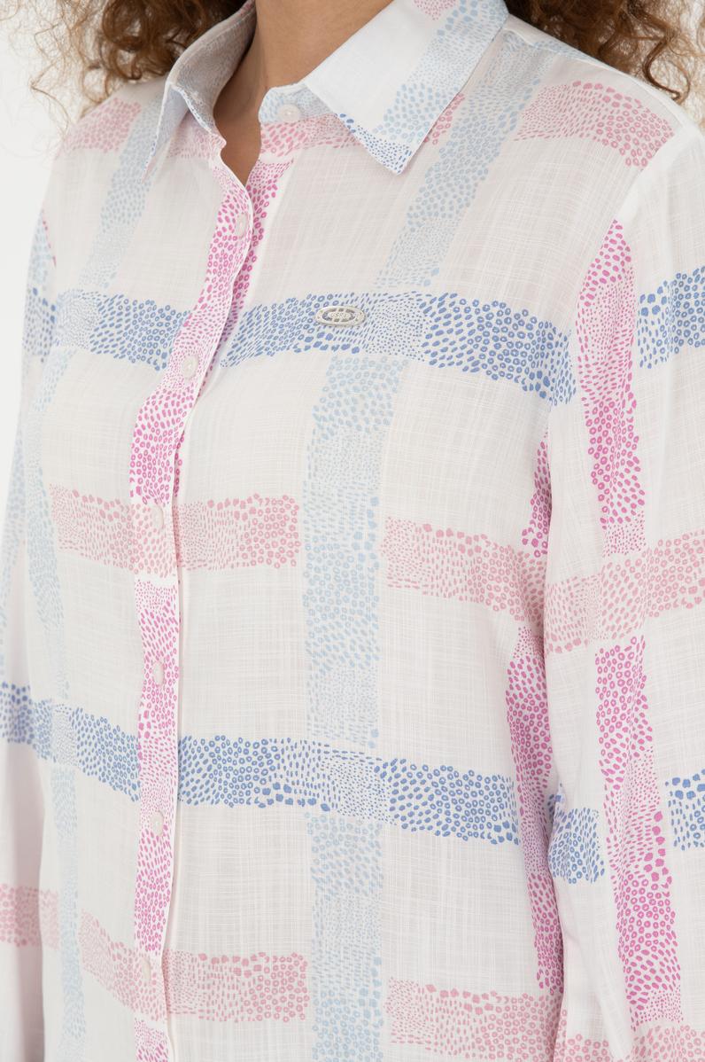 Kadın Menekşe Uzun Kollu Gömlek