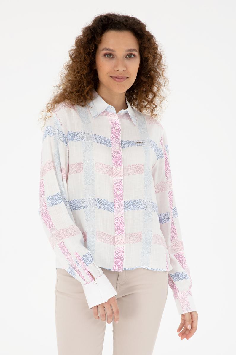 Kadın Menekşe Uzun Kollu Gömlek