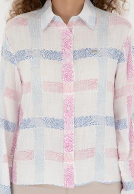 Kadın Menekşe Uzun Kollu Gömlek - 50283633003