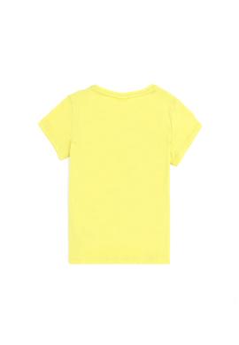 Kız Çocuk Fıstık Yeşili Bisiklet Yaka Tişört - 50283264004