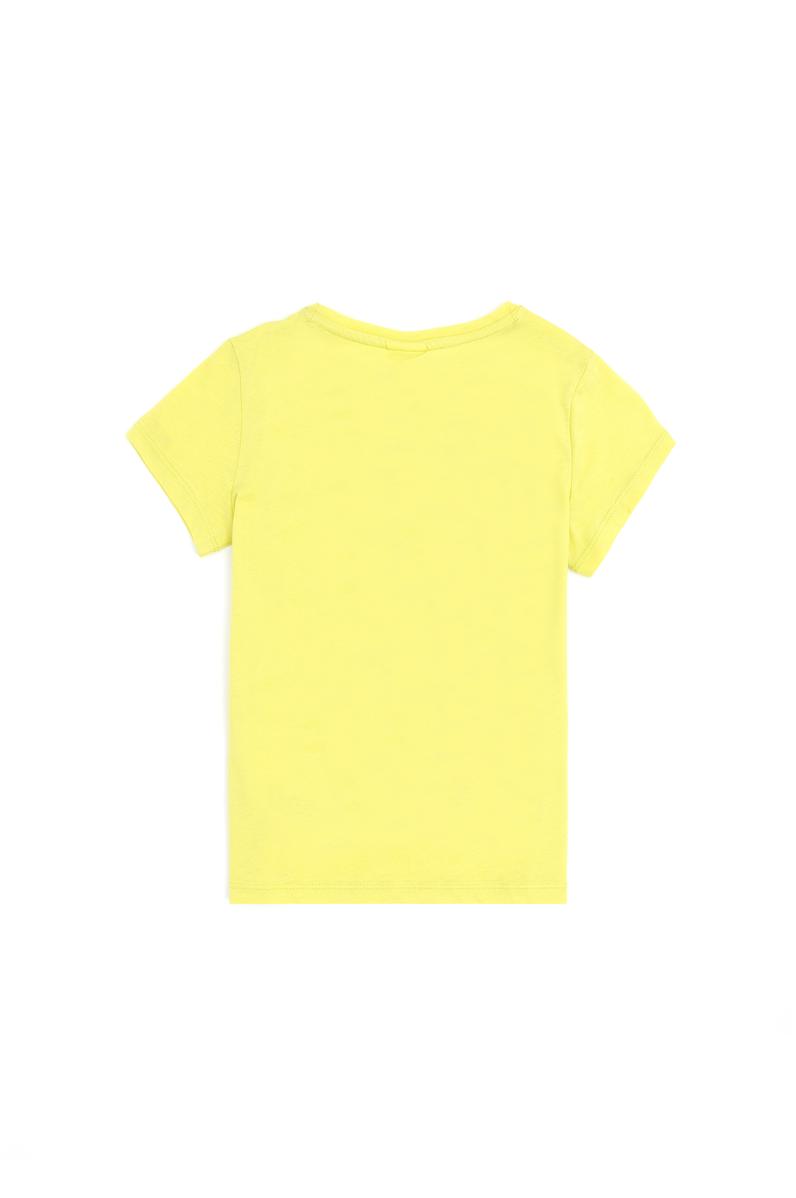 Kız Çocuk Fıstık Yeşili Bisiklet Yaka Tişört